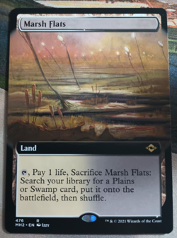 Marsh Flats x1 Extended Art MH2 Modern Horizons 2 MTG Magic the Gathering - Image 1