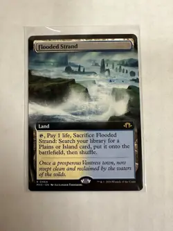 Flooded Strand NM EXTENDED ART MTG! Modern Horizons 3 MH3! - Image 1