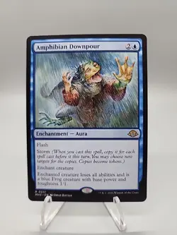 MTG Amphibian Downpour NM Modern Horizons 3 rare blue - Image 1