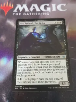 MTG. Syr Konrad, the Grim. Throne of Eldraine. 107/269. Nm - Image 1