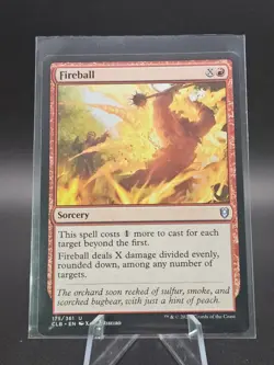 Fireball 175/361 Uncommon Foil Baldur's Gate MTG NM - Image 1