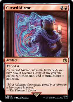 Cursed Mirror #226 | Near Mint | Doctor Who Magic MTG - Image 1