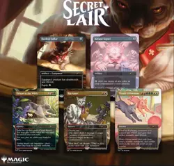 Non-Foil Cats Are Better Than Dogs Secret Lair MTG - Image 1