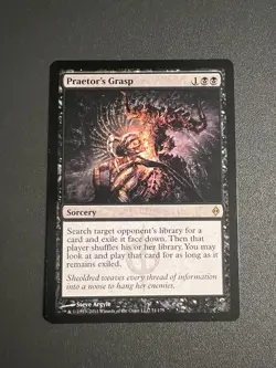 MTG Praetor's Grasp New Phyrexia Magic The Gathering LP - Image 1