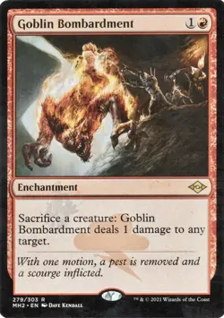 MTG Goblin Bombardment - 279 / English / Near Mint Magic Card - Image 1