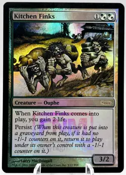 Kitchen Finks 3/12 Foil Promo FMN MTG LP - Image 1