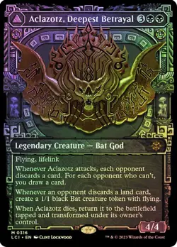 Aclazotz, Deepest Betrayal *Foil Showcase* - LCI - NM - Magic The Gathering MTG - Image 1