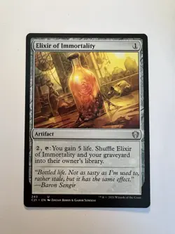 Elixir of Immortality - MTG Commander 2021 - NM - Image 1