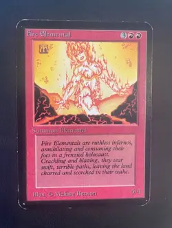 Fire Elemental - LP - Alpha Mtg - Image 1