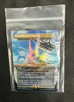 Magic: The Gathering Bhujerba, Floating City - City of Brass Final Fantasy Card - Image 1