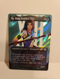 Fang, Fearless l'Cie (Borderless) (Surge Foil) Final Fantasy Foil - Image 1