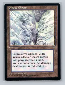 Glacial Chasm - MTG Ice Age - Magic the Gathering - Mp - Image 1