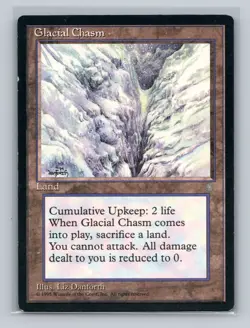 Glacial Chasm - MTG Ice Age - Magic the Gathering - Mp - Image 1