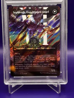 2025 MTG Final Fantasy Sephiroth, Fabled Soldier 0527 Surge Foil PSA 10 - Image 5