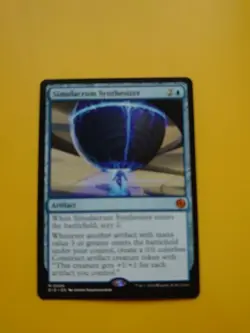 Simulacrum Synthesizer. Mytthic ARtifact. M0006 BIG Magic the Gathering Card. - Image 1