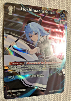 Hololive Official Card Game English - 1st Hoshimachi Suisei (SR) - hBP01-080 ** - Image 2