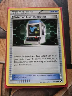 Pokemon Communication Black White Card 99/114 Uncommon LP - Image 1