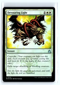 FOIL Devouring Light 15 Ravnica Remastered - MTG Magic the Gathering Card - Image 1