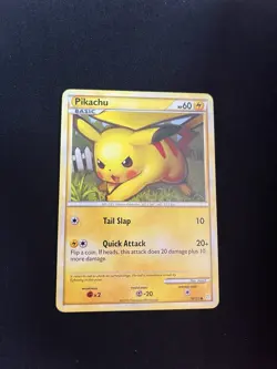 Pikachu 78/123 LP Pokemon Card Non Holo Rare Vintage - Image 1