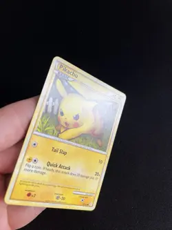 Pikachu 78/123 LP Pokemon Card Non Holo Rare Vintage - Image 2