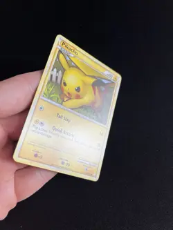 Pikachu 78/123 LP Pokemon Card Non Holo Rare Vintage - Image 3