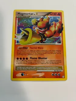 RARE POKEMON CARD MAGMORTAR LEVEL X LEVEL UP HP130 HP 130 NUMBER 123/123 - Image 1