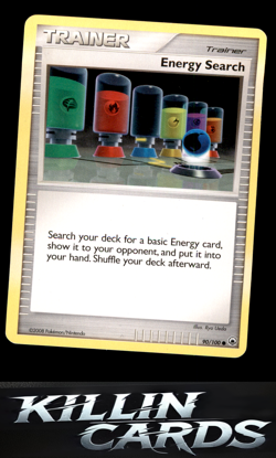 Energy Search 90/100 Pokemon Common Majestic Dawn Card LP - Image 1