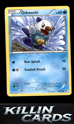 Oshawott 39/149 Pokemon Common Boundaries Crossed Card LP - Image 1