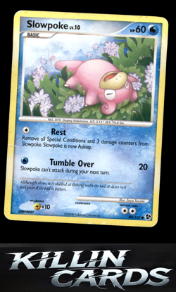 Slowpoke 82/106 Pokemon Common Great Encounters Card LP - Image 1