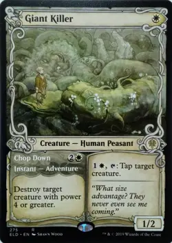 275 GIANT KILLER SHOWCASE RARE THRONE OF ELDRAINE MTG CARD - Image 1