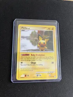 Pichu 93/123 LP Pokemon Card Non Holo Rare Vintage - Image 5