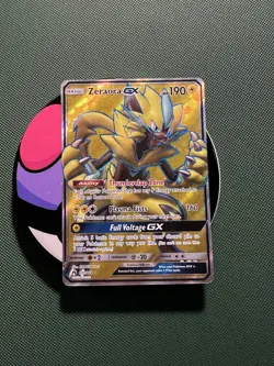 Pokemon TCG Zeraora GX Lost Thunder Holo Full Art Ultra Rare Card 201/214 - Image 1
