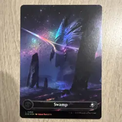 MTG - Swamp 0264 (Borderless Foil) - Edge of Eternities NM/M Condition - Image 1
