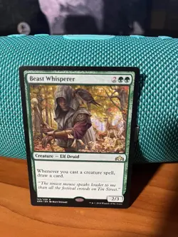 MTG Beast Whisperer Guilds of Ravnica Regular (123/259) LP FREE SHIPPING - Image 1