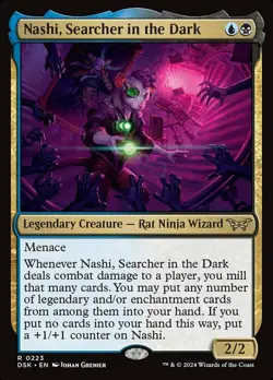 Nashi, Searcher in the Dark - Foil Light Play, English Magic the Gathering MTG D - Image 1