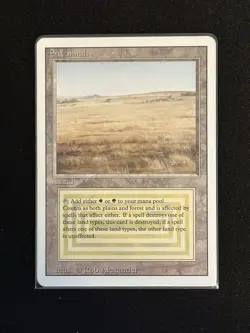 Savannah Revised Dual Land MTG Magic Old School LP-MP Vintage Rare 3rd Edition - Image 1