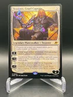 MTG Tezzeret, Cruel Captain M 0002 Edge of Eternities Mythic Planeswalker NM/M - Image 1