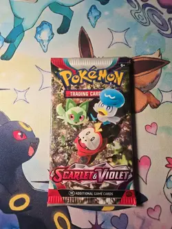 Pokemon Scarlet & Violet Booster Pack - 10 Cards / Pack - Random Art - SEALED - Image 1