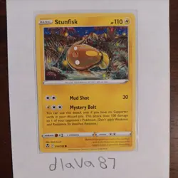 Pokemon Stunfisk - 055/195 - Common - Silver Tempest - Image 1