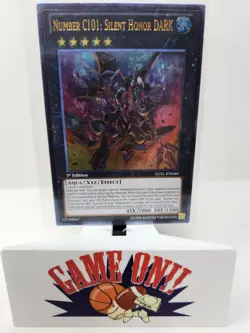 YuGiOh Number C101: Silent Honor Dark LVAL-EN046 1st Edition Ultimate Rare NM - Image 1