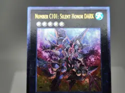 YuGiOh Number C101: Silent Honor Dark LVAL-EN046 1st Edition Ultimate Rare NM - Image 3