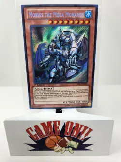 YuGiOh Mobius the Mega Monarch LVAL-EN040 1st Edition Secret Rare LP - Image 1