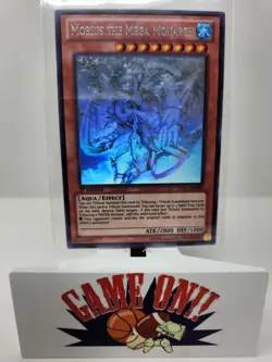 YuGiOh Mobius the Mega Monarch LVAL-EN040 1st Edition Ghost Rare MP - Image 1