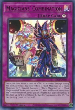 Yugioh - Magicians' Combination 1st Edition Ultra Rare Red - NM - Free Holo Card - Image 1