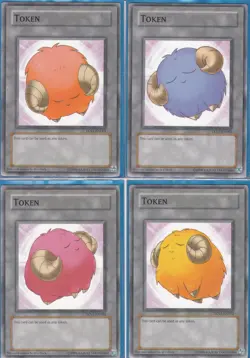 Yu-Gi-Oh! SET Token Scapegoat TKN1-EN001 EN002 EN003 EN004 EXCELLENT Format Goat - Image 1