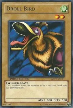1x (NM) Droll Bird - WCPP-EN001 - Rare - Limited Edition YuGiOh - Image 1