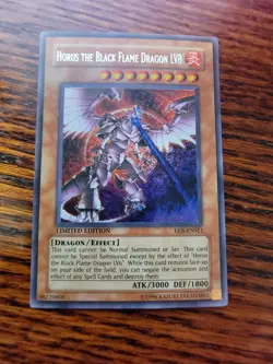 NM Yu-Gi-Oh! TCG Horus The Black Flame Dragon LV8 Elemental Energy EEN-ENSE1... - Image 1