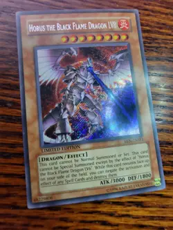 NM Yu-Gi-Oh! TCG Horus The Black Flame Dragon LV8 Elemental Energy EEN-ENSE1... - Image 2