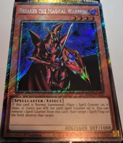 Breaker the Magical Warrior - RA03-EN125 - Platinum Secret Rare - Yugioh 1st Ed - Image 2