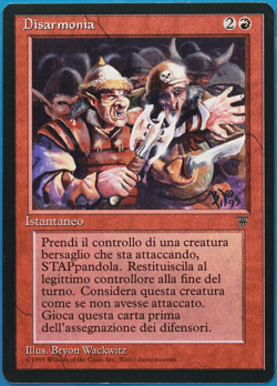 Disharmony Legends (ITALIAN) NM (Reserved List MTG Magic Card) (499748) ABUGames - Image 1